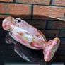 Franz Welz Bohemian Spatter Ware Art Glass Vase Image 5