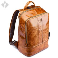 MacBook Leather Backpack