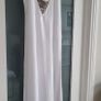 LUCUMA White and Silver Rayon Maxi Sz M/L (Fit 12/14UK) - BNWT Image 7