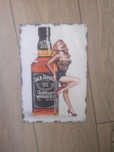Jameson/Jack Daniels  tin sign
