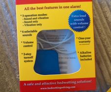 Bed wetting alarm