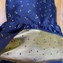 Girl's Elegant Occasion Navy Blue & Gold Star Dress Image 5