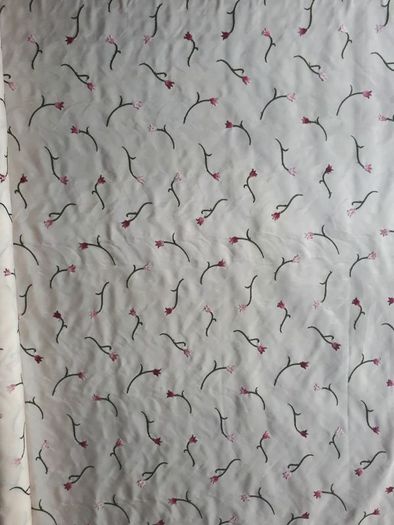 Embroidered fabric