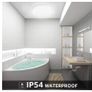 24W LED Ceiling Light, IP54 Waterproof, Daylight White 5000K, 2400lm Bright Flush Ceiling Light for Bathroom, Kitchen, Hallway, Outside Porch Image 3