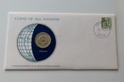 Yugoslavia 1971 Vintage Coin Stamp cover BUNC