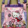 Sanrio Hello Kitty Pink & Purple Tote Bag Image 3