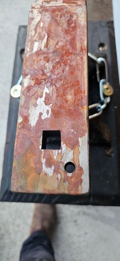 anvil on timber stand