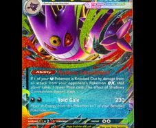 Mega Gengar EX 056/094 Half Art Double Rare Holo Phantasmal Flames Mega Evolution Pokemon Card