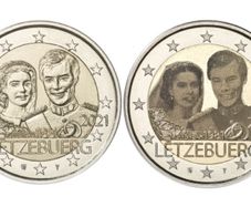 Luxembourg 2 Euro 2021 Coin Set UNC Jean Wedding And Grand Duke JeanPHOTO RELIEF