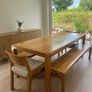 Solid Oak Dining Table Set - Habitat Image 2