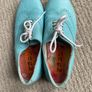 Petasil girls leather shoes size 12 or 31 turquoise Image 2