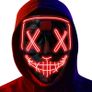 Halloween Mask LED Light up Mask Scary mask for Festival Cosplay Halloween Costume Masquerade Party Image 2