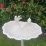 Cast Iron Bird Bath Victorian Style Image 3