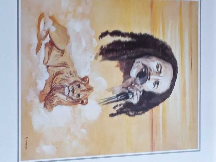 New Bob Marley Portrait Card, 21 x 15 cm