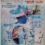 Disney Frozen 2x20 Jigsaw Puzzles 3+ Image 2