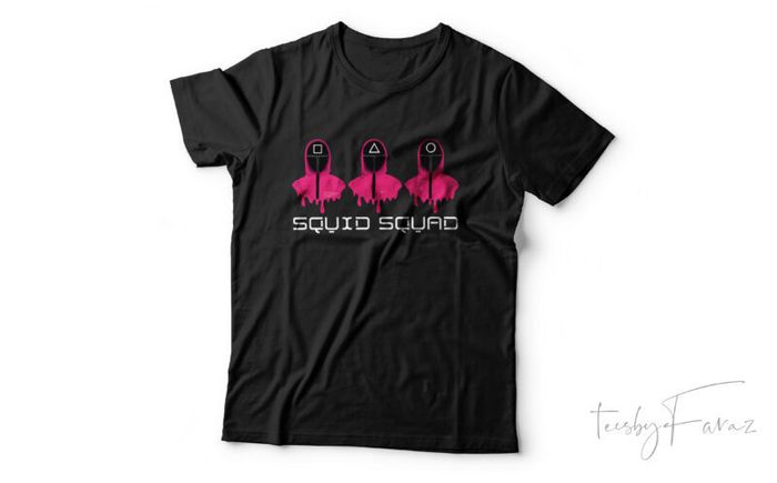 Squid game t-shirts korean trending series t-shirts