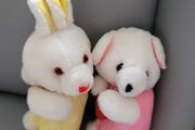 Rabbit and Bear Soft Toys Teddy Bear Plush Toys Teddies Soft Toys Comforter Bunny