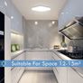Ceiling Light 36W LED Ceiling Lights Natural White 23cm Indoor Square Ceiling Lamp for Bedroom Kitchen Hallway Office Dining Room (FREE POSTAGE) Image 2