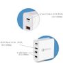 QC 3.0 & PD USB 4 Ports Wall Fast Charger 48W [2 Power Plugs (US/UK)] (Brand New/Warranty) Image 7