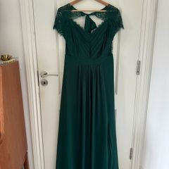 Bridesmaid dress forest green