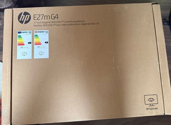 HP brand new monitor, keyboard and mouse