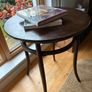 Original THONET FISCHEL bentwood circular table 1920/30 s Image 4