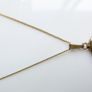 Edwardian Revival Gold Plated Engraved Fern Locket, Andreas Daub Image 4