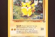 Vintage Pokemon Card Pikachu 60/64 Jungle Set WOTC 1999