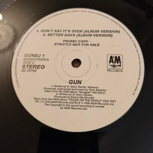 Gun - Don't say it's over (DJ Promo)