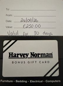 Harvey Norman 250 EUR Gift Card