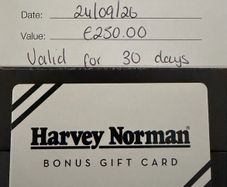 Harvey Norman 250 EUR Gift Card