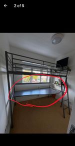 study desk for under bunk bed