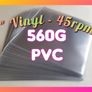 100 x 7 inch vinyl clear protective sleeves PREMIUM TOP QUALITY - 400 gauge thick MEDIUM DUTY #4KJ6 Image 6