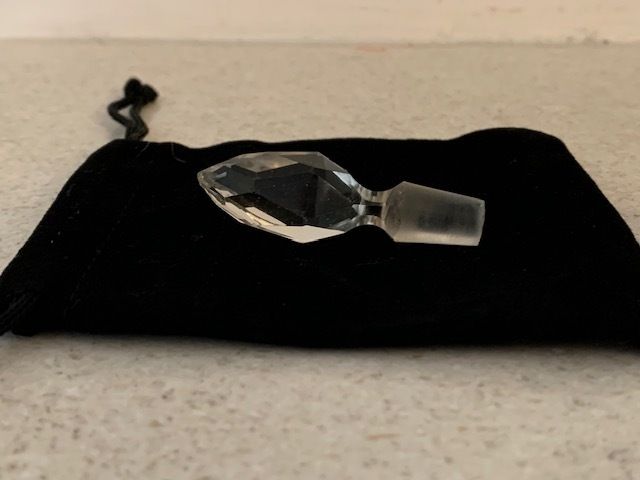 Antique Crystal Perfume Bottle 1930s