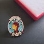 Anne of Green Gables Enamel Pin Brooch | Redhead Girl Bookish Lapel Badge Image 4