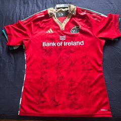 3 x Signed Munster rugby jerseys.