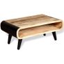 Coffee Table Rough Mango Wood 90x55x39 cm Image 5