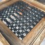Wooden and glass table Image 3
