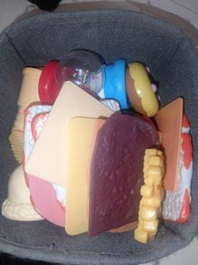 plastic kids play food