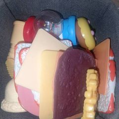 plastic kids play food