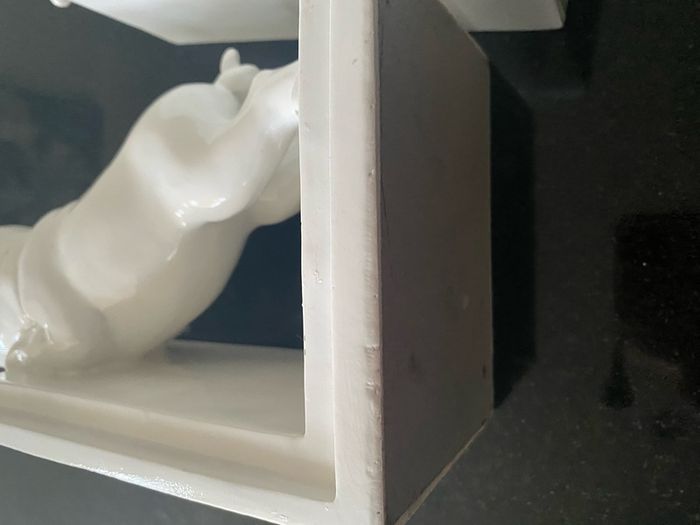 Pair of 9 inch tall English Bulldog bookends