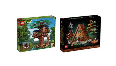 Lego 21338 A Frame Cabin & 21318 Tree House