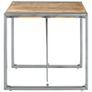 Dining Table 80x80x75 cm Rough Mango Wood Image 2