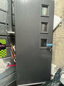 Grey PVC Door