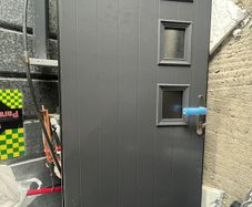 Grey PVC Door
