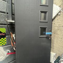 Grey PVC Door
