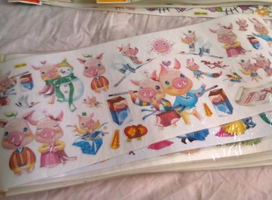 pig wall sticker