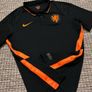 NETHERLANDS HOLLAND football jersey shirt away black orange Image 5