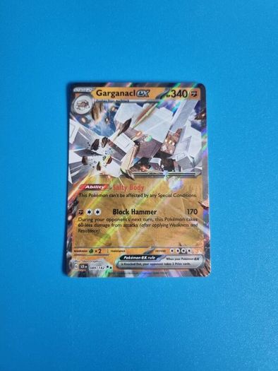 Garganacl V Pokemon Card from Stellar Crown