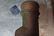 cast iron down pipe outlet 3"